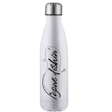 Gone Fishing v2' Stainless Steel Water Bottle